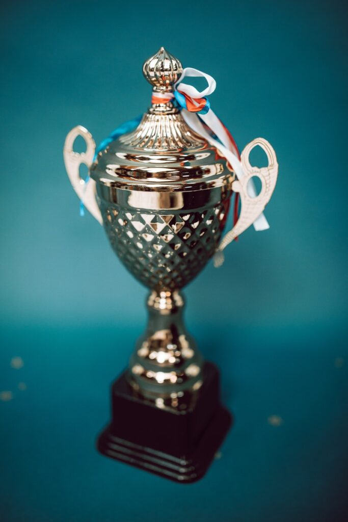 Close-up of a Trophy